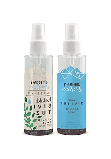 Sıvı Tuz Seti, 150 Ml - Sade Ve Kekikli Açık Ahşap