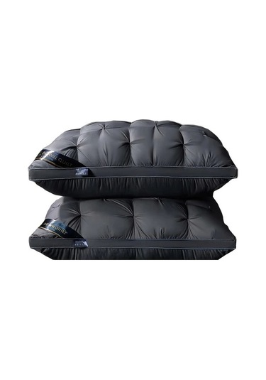 Trendooze Yumuşak Kaliteli Gri Yastık 48x74cm 900g Beyaz, 5 Yıldızlı Otel Sunumuşu Beyaz