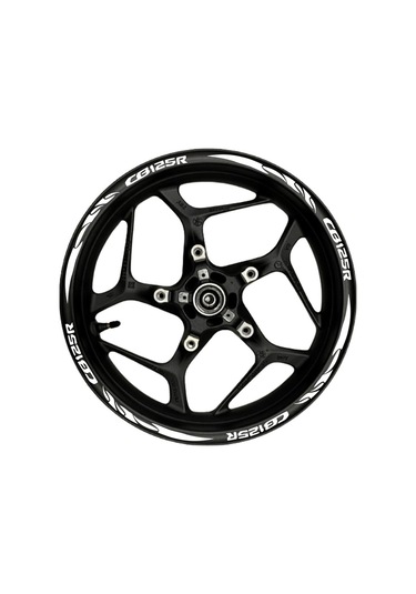 Cb125r Beyaz Yazılı Beyaz Pençe Şeritli