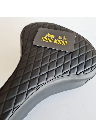 Bisiklet Sele Koltuk Geniş Model Yaylı - Siyah