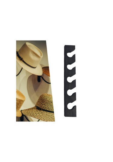 Suntek Giriş Sundurma Dresser Için Beyzbol Şapka Rafı Siyah