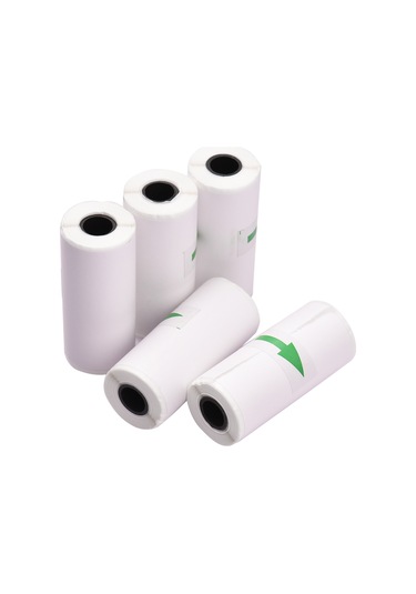 Shineyee 57x25mm Termal Etiket Kağıdı - Yüksek Kaliteli Baskı, Makbuz/mini Yazıcılar İçin Peripage/poooli/paperang Uyumlu - 5 Rollü Paket