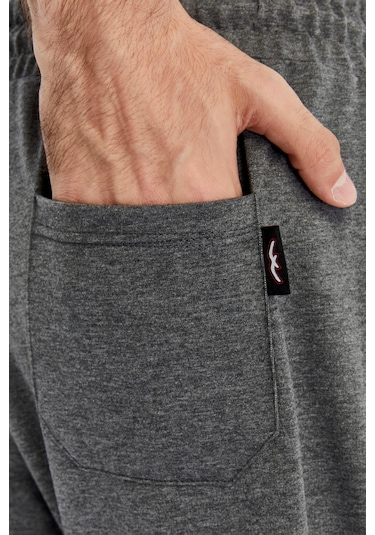 Axxel Erkek Gri Fermuar Cepli Düz Paça Eşofman Alt-p601 Gri
