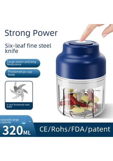 Kangvka Kablosuz Elektrikli Sarımsak搅拌机 - 250ml Yeşil, 4 Bladeslı Gelişmiş Model, Otomatik Karıştırma, Mutfak Ve Bebek Yemekleri İçin Uygun Diğer