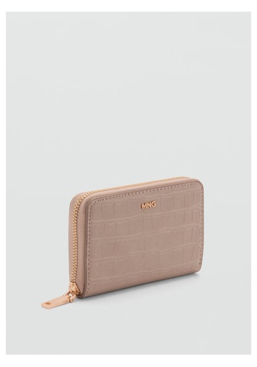 Timsah Derisi Görünümlü Bozuk Para Cüzdanı