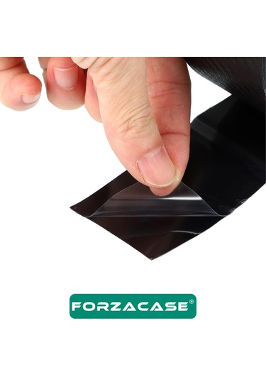 Forzacase Karbon Fiber Görünümlü Çizik Önleyici Araba Koruyucu Bant - Fc1013 1 Adet