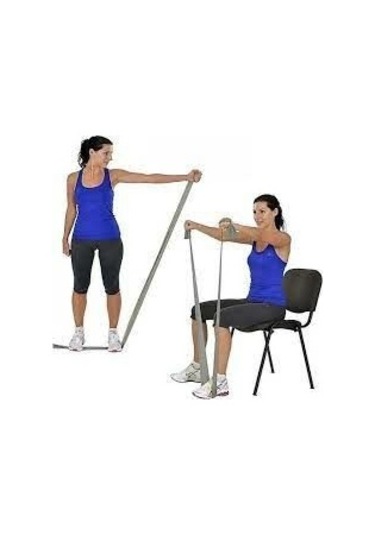 Medikaltec Egzersiz Bandı 1 Metre Gümüş Renk