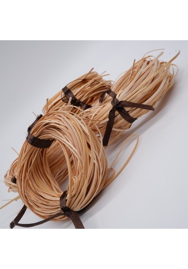 Yassı Rattan Doğal Bambu Çubuk 35 Gr Brüt - 2 Mm Rattan Ip