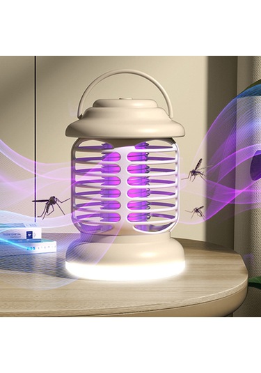 Maiyame Şarj Edilebilir Led Işıklı Sivrisinek Ve Sinek Tuzağı, İç Ve Dış Mekanlar İçin Çok Amaçlı Gece Lambası Haki