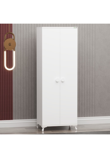 Garaj Home Yıldız 2 Kapaklı Dolap - Beyaz