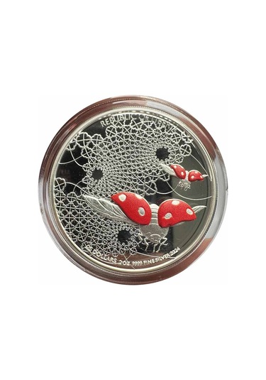 AgaKulche Uğur Böceği Gümüş Sikke Coin