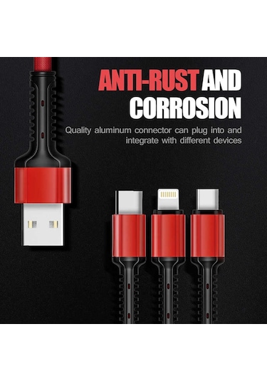 Lc93 3 In 1 Usb Kablo