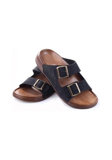 Papuç Sepeti 54201 Anatomik Rahat Taban Erkek Günlük Terlik Siyah