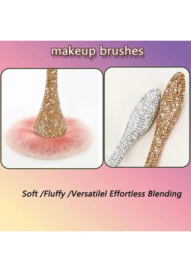 Profesyoneller Çivi Sanat Fırça Lüks Glitter Kolu Tırnak Fırçası Toz Temizleme 04