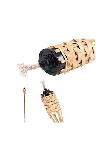 Vıp Qualıty 50pcs 90 Cm Bamboo Torch 50 Adet 90 Cm Bambu Meşale Bahçe Aydınlatma Toptan Bambu Meşale