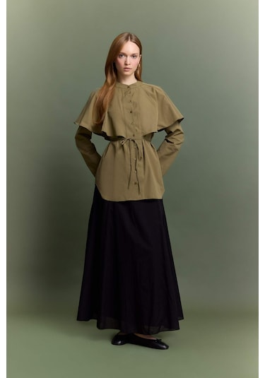 Defacto A Kesim Vual Maxi Etek F4560ax25aubk81 Siyah