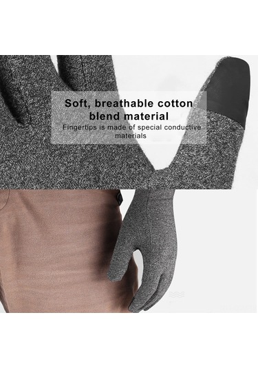 Qingmipy Baskılı Dokunmatik Eldiven - Spor Ve Egzersiz İçin Isıtıcı Eklem Koruma