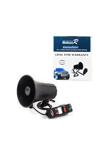 Polis Sireni Mikrofonlu 3 Sesli 12V 78002-3