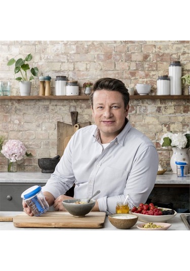 Tefal Jamie Oliver Chop & Shake Manuel Rondo - 500 ML Beyaz - Mavi