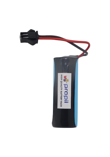 18500 3.7V 1800Mah 15C Li-Ion Helikopter Pil 18Mm Çap 50Mm Uzunlu