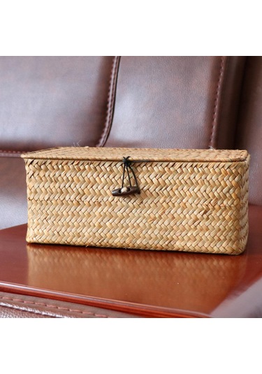 Suntek Magideal Ev Ve Banyo Organizasyonu İçin Kapaklı Seagrass Çok Renkli