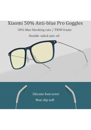 Novahub 50% Mavi Işık Engelleyen Xiaomi Mijia Gözlük, Uv Yorgunluğunu Önleyen Anti-mavi Gözlük