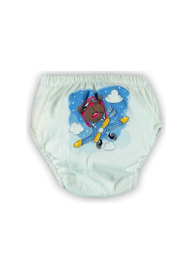 3'lü Erkek Kombin 1 Şirin Alıştırma Külodu