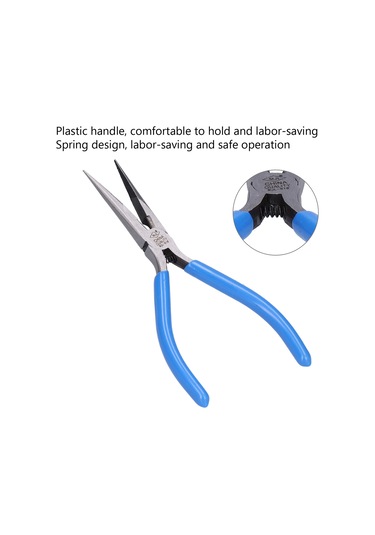 Padalink Chrome Vanadium Çelik İğne Uçlu Pliers, Dar Bölgelere Erişim, Telli Kabloları Kesme-bükme-basma, Plastik Kollü, 160mm Mjl-616