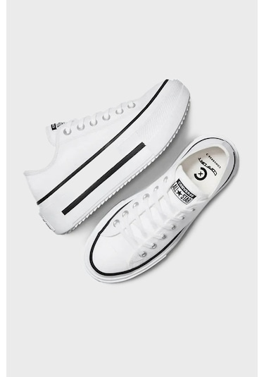Converse Bayan Ayakkabı A15491c 102 Beyaz-siyah Beyaz-siyah Beyaz - Siyah