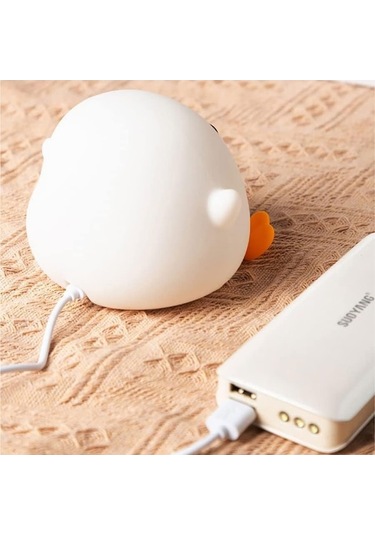 Maoyaya Pkkp Gece Lambası, Kawaii Dodo Duck, Çocuklar İçin Beyaz