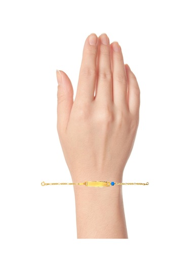 Cigold Taşlı Çocuk Bileklik 14 Ayar Altın 1.50 Gr Oa-c11303029262 Renkli Çok Renkli