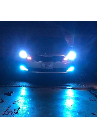 H11 Buz Mavisi Led Xenon. Buz Mavisi H11 Açık Mavi Şimşek Etkili
