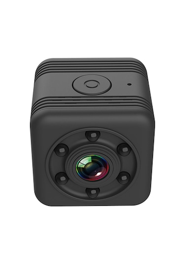 Samdoo Sq29 Wi-fi Destekli Manyetik Su Geçirmez Spor Kamerası, 640p Çözünürlük, 300mah Pil Siyah