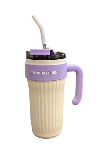 Big Mac Büyük Kapasiteli Pipetli Bardak 9ddqım Beyaz