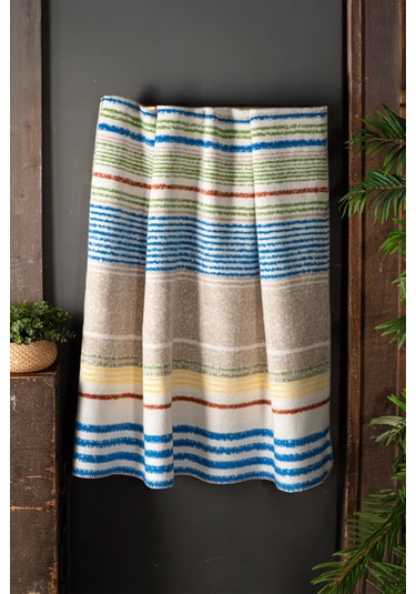 Sarev Bazaar Edwin Bej Çift Kişilik Battaniye Bej