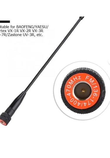 Tkstar Kalitesi İle Esnek Sma Erkek Dual Band Vhf/uhf Tkstar Telsiz Anten