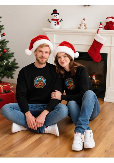 Ogc Şömine Unisex Sweatshirt Siyah