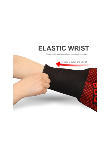 Xindoker Kırmızı 35cm 350 C Isı Dayanıklı Silikon Işılaklı Barbekü Eldiveni - Fırın, Mangal, Pişirme İçin Anti Kayma Isıl Koruma Eldiveni Çok Renkli