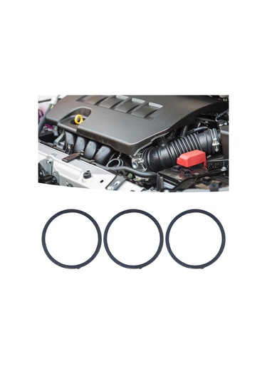 Springsun 4 Silindir Benzinli Motorlar İçin Kamera Regülatörü Gömlek O-ringleri 3'lü Set - Kauçuk Malzeme, 06f198107a Yerine Geçici