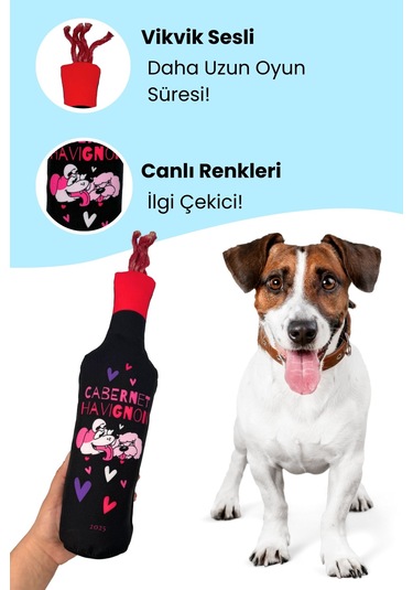 Havhav Cabernet Havignon Vikvik Sesli Peluş Köpek Oyuncağı