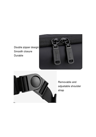 Wondernest Haoshuaı 1100-31 Erkek Simp Su Geçirmez Messenger Çanta Altın