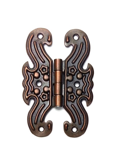 Dekoratif Sac Kelebek Menteşe - Küçük, Eskitme, 100 Adet