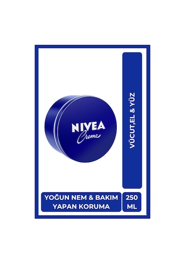 Nivea Creme Nemlendirici Bakım Kremi Teneke 250 ML