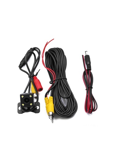 Mufunye Kamyon Araç Geri Görüş Kamerası - 12 Led Ccd Gece Görüşü Dış Takma Ters Park Yardımı