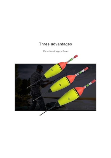 Çoklu Modeller Aydınlık Balıkçılık Şamandıra Eva Köpük Gece Balıkçılık Şamandıralar 40g