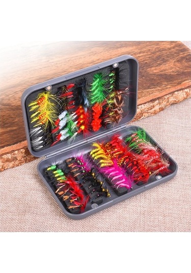 Novahub Çeşitli Renklerde Olta Sineği Seti 20/100 Adet - Taşıma Kutusu Dahil
