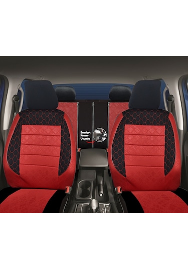 Gof Plus Serisi Universal Oto Koltuk Kılıfı Kırmızı