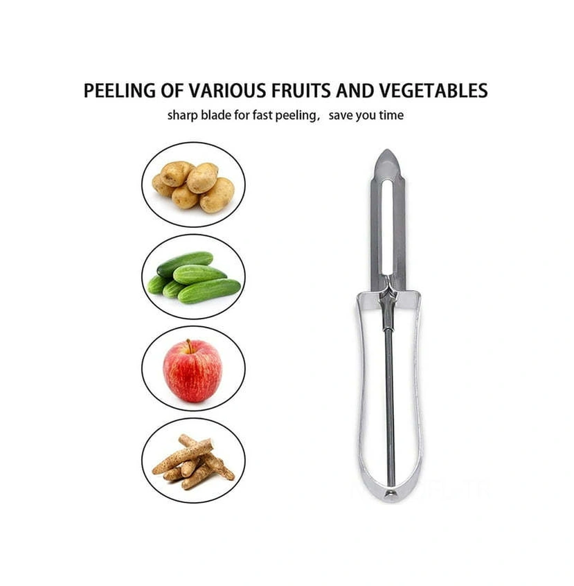 Dofolink Pratik Mutfak Aleti: Çelik Derin Peller - Patates, Havuç, Salatalık Ve Meyve Soyucu Diğer