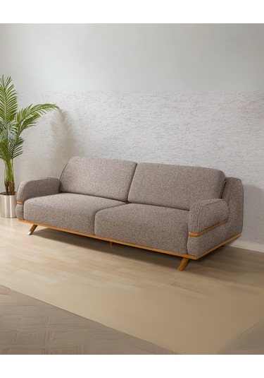 Focus Yataklı Üçlü Koltuk & 3'lü Kanepe Kahve