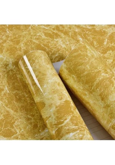 Fastbuy Mermer Desenli Pvc Otostik Duvar Kağıdı - 3m Uzun, Su Ve Yağ Dayanıklı, Mutfak Ve Masaüstü Yenileme